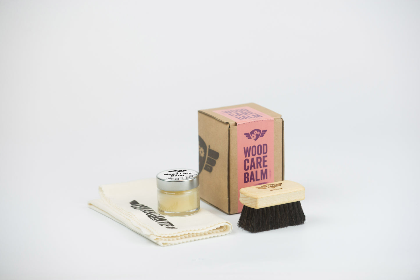 Wood care balm set